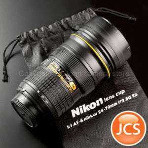 Nikon Lens AF S 24 70 mm f2.8 Thermos Travel Mug Cup  