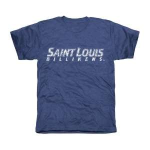  Saint Louis Billikens Distressed Primary Tri Blend T Shirt 