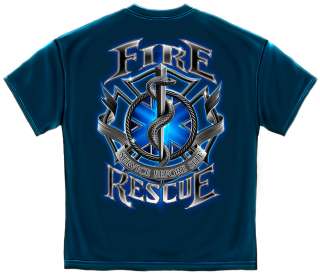 Fire Rescue   Service Before Self   EMT EMS Firefighter Firemen Tshirt 