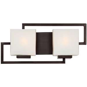  Lighting on the Square Bronze 17 Wide Bath Wall Light 
