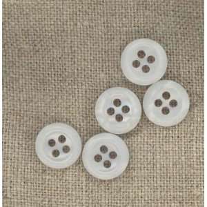  7/16 plastic shirt button grey By The Each: Arts, Crafts 