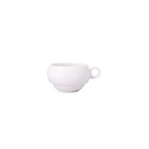 Monaco Collection White Cups   2 1/2 Diameter   3 Oz.   Porcelain 