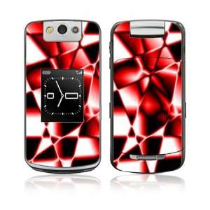  BlackBerry Pearl Flip 8220 Decal Skin   Abstract Red 