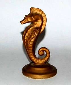 Vintage Art Deco SEAHORSE Sculpture Hand Made Maquette by E. N 