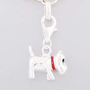   Gems (TS027) Silver Plated Clasp Charm Thomas Sabo Style: Jewelry