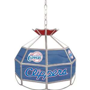  Los Angeles Clippers NBA 16 inch Tiffany Style Lamp   Game Room 