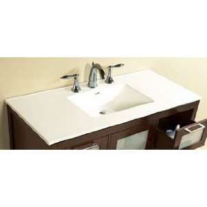 com Ronbow Sinks CB2025 Ceramic Vanity top with Integral Sink Single 