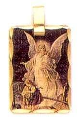 GUARDIAN ANGEL w children medal