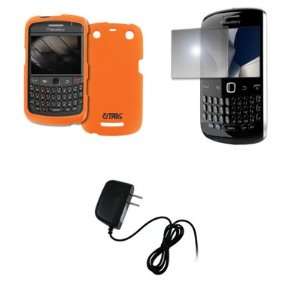   Mirror Screen Protector + Home Wall Charger for BlackBerry Curve 9350