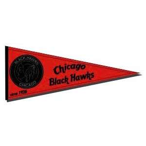  Chicago Blackhawks NHL Throwback Pennants Sports 