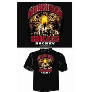  Black Madhouse On Madison Chicago Hockey T Shirt Case 
