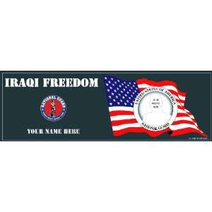 National Guard Iraqi Freedom Bumper Sticker Everything 