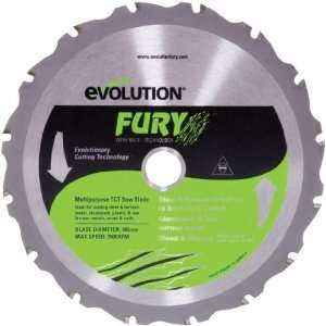  Evolution FURY 185mm TCT Multipurpose Blade No. FuryBlade 