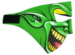 Green Goblin Neoprene Motorcycle Face Mask Facemask  