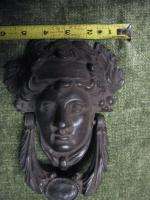 door knocker hardware medusa head brass  