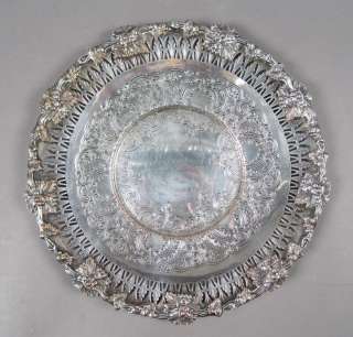 Fabulous c1900 Group 3 Ornate Silver SP Serving Pieces  