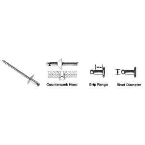   Range Countersunk Head Steel Mandrel and Rivet   10000 by CR Laurence