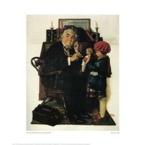    Norman Rockwell   Doctor And The Doll Giclee