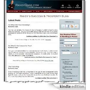  Randy Gage   Success & Prosperity Blog: Kindle Store 