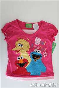 SESAME STREET Embroidered Best Friends Big Bird Cookie Monster Elmo 