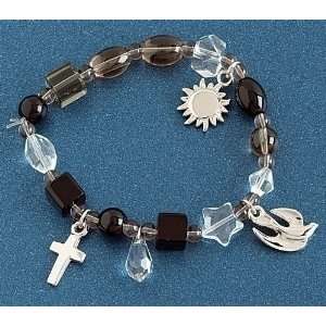  Stories of Faith Memorial Beaded Bracelet Size 7   7 1/2 