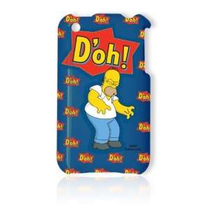  Dark Blue Simpson Snap On for iPhone with Homer on the Back and Doh 