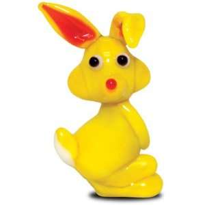  Animals Bobi   Rabbit *Colors May Vary* Glass Figure: Toys 