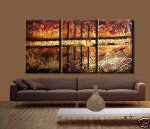 MODERN ABSTRACT HUGE LARGE CANVAS ART OIL PAINTING  