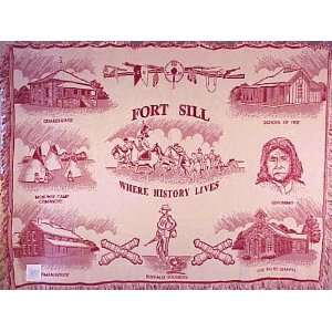  Fort Sill Where History Lives Throw Blanket: Home 