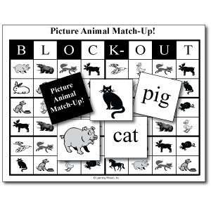    Block Out Picture Animal Match Up (Grades Pre K 2) Toys & Games
