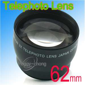 62mm 2.2x TELE Telephoto LENS 72mm Front Thread  