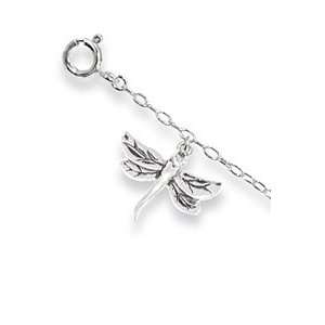  Boma Dragonfly Dangle Anklet Boma Sterling Silver Jewelry 
