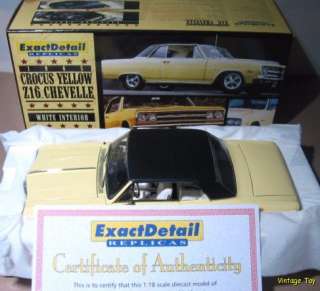 1965 Chevrolet Chevelle Malibu Z16   Lane Exact Detail 1:18 diecast 