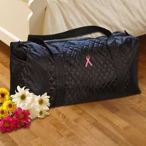 Breast Cancer Quilted Duffle Bag 