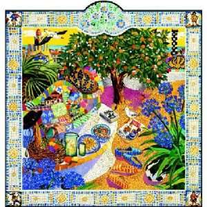  Ceaco Picnic in the Park   Guell Park 600 Piece Jigsaw 