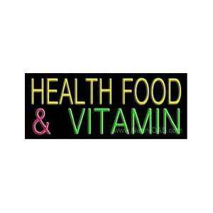  Health Food Vitamin Neon Sign 13 x 32: Home Improvement