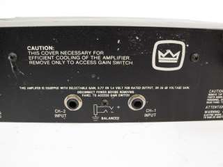 Crown Power Tech 2 Stereo Power Amplifier  