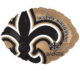 NEW ORLEANS SAINTS BIRTHDAY PARTY BALLOONS Decorations Football 