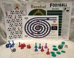 Sports Kids Math Board Games. Educational. NEW  