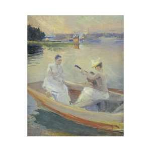 Albert Edelfelt   Summer Evening, Borga Harbour Giclee  