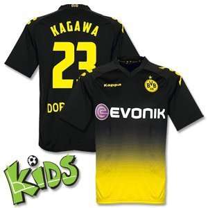 11 12 Borussia Dortmund Away Jersey + Kagawa 23 (Fan Style Name 