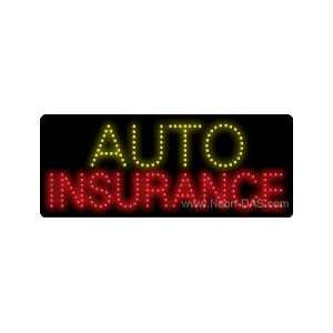  Auto Insurance LED Sign 11 x 27: Home Improvement