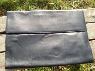 Anthony New York Ltd. Black Leather Business Folder 15 x 11 USA 