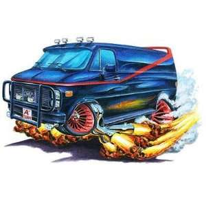  24 *Firebreather* The A Team GMC Van Car Wall Graphic 