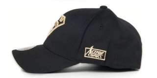 Baseball Cap /Superman Hat/ Black Gold AC113  