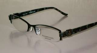 RAMPAGE R121 New BLACK Designer WOMEN Authentic Optical Eyeglass Rx 