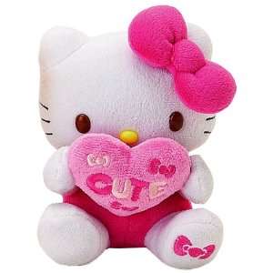  Hello Kitty Mascot Valentines Message 6 Plush   Cute 