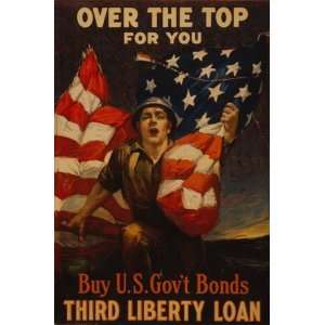   Over the top for you   Buy U.S. govt bonds Third Liberty Loan 36 X 24