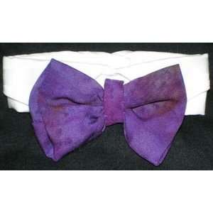  Hawaiian Dog Bow Tie Small Purple