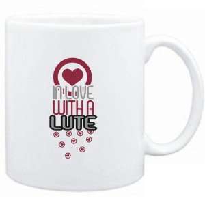    Mug White  in love with a Lute  Instruments: Sports & Outdoors